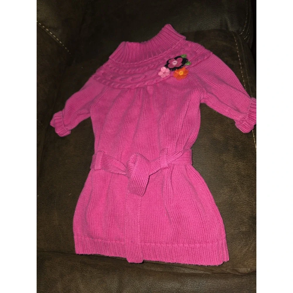 Gymboree all about buttons pink sweater size 5 6